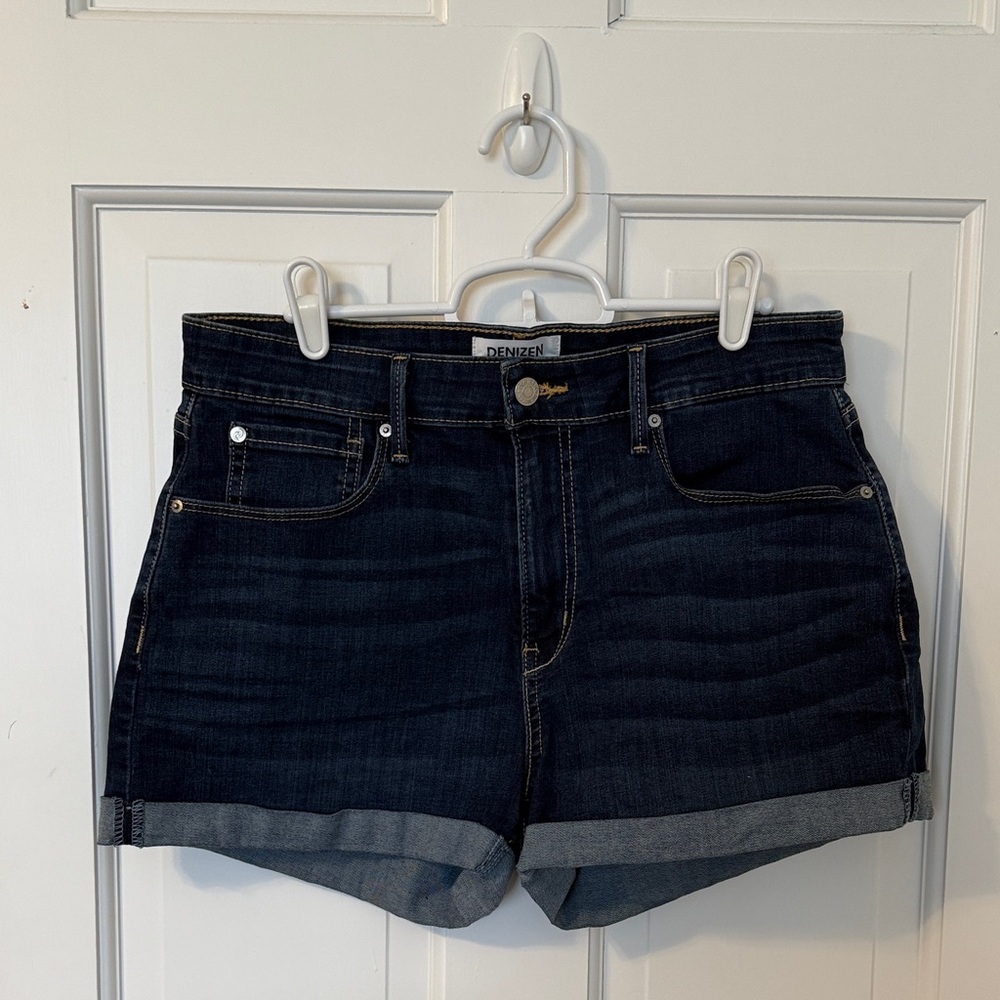Denizen from Levi's Women's Dark Blue Jean Shorts